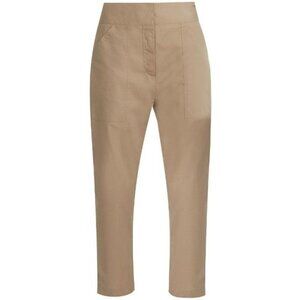 Adam Lippes Women tan chino pants sz 4 trousers